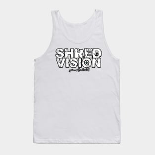 Shred Vision logo back Tank Top